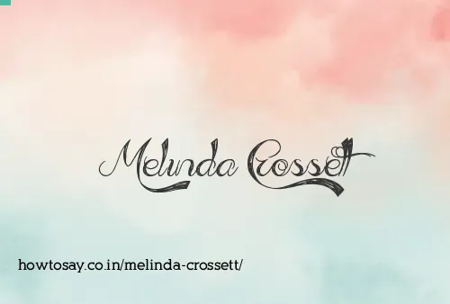 Melinda Crossett