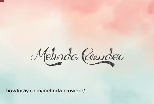 Melinda Crowder
