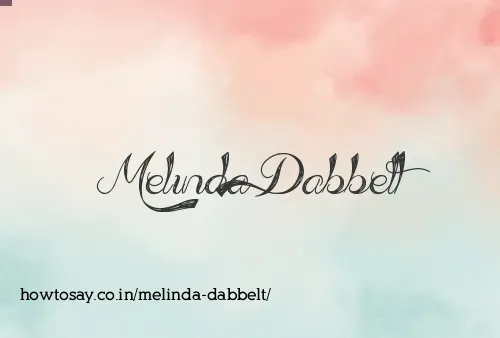 Melinda Dabbelt