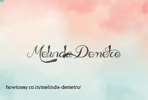 Melinda Demetro