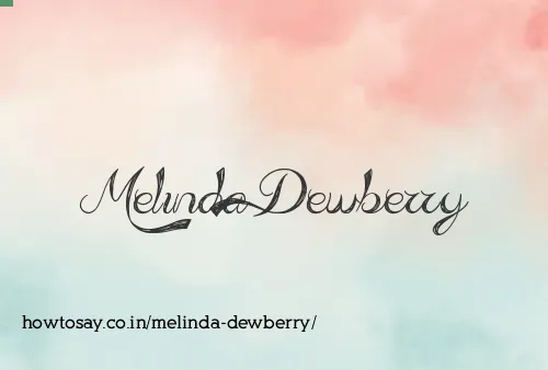 Melinda Dewberry