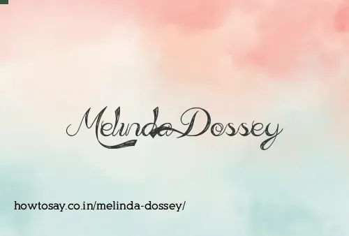 Melinda Dossey