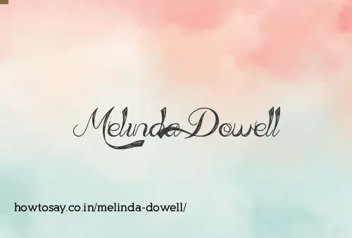 Melinda Dowell