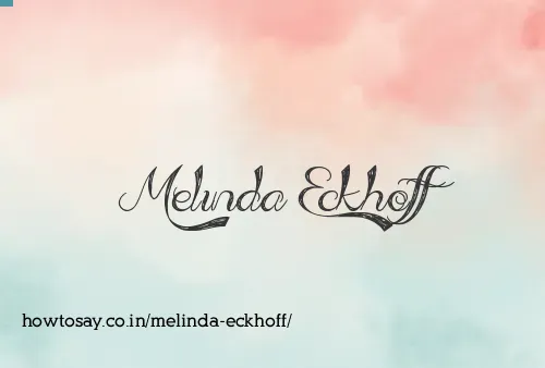 Melinda Eckhoff