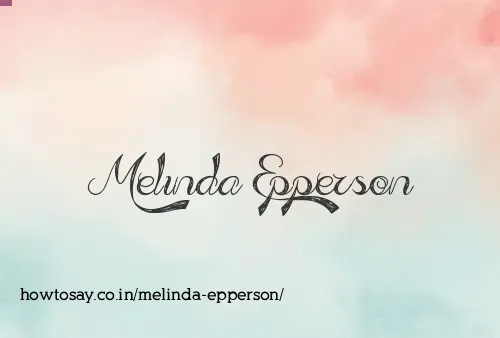 Melinda Epperson