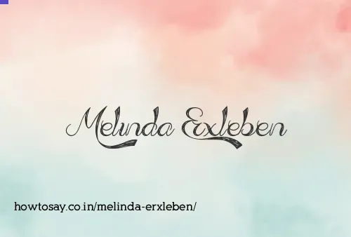 Melinda Erxleben