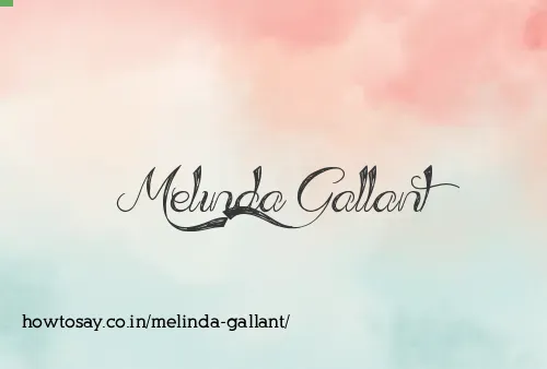 Melinda Gallant