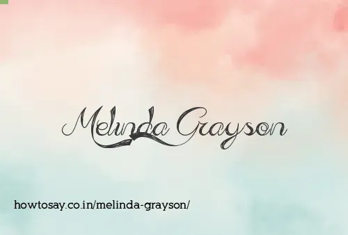 Melinda Grayson