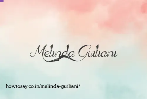 Melinda Guiliani