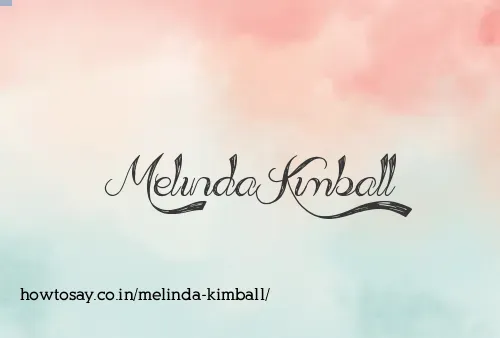 Melinda Kimball