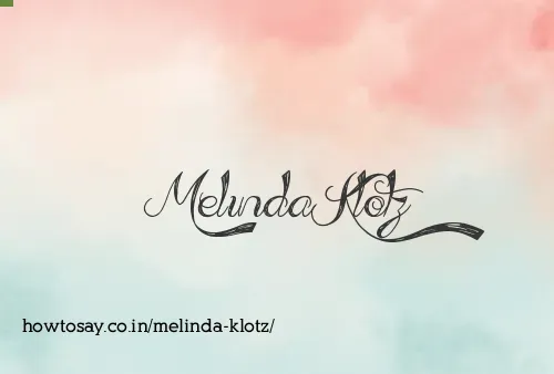 Melinda Klotz