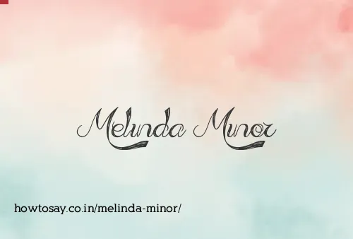 Melinda Minor