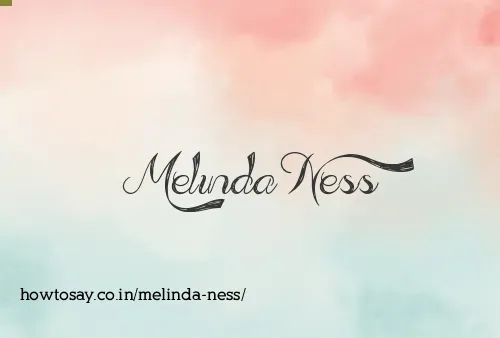 Melinda Ness