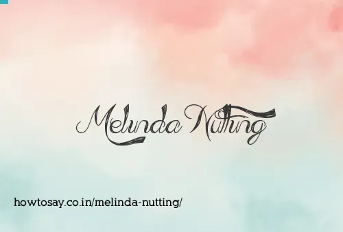 Melinda Nutting