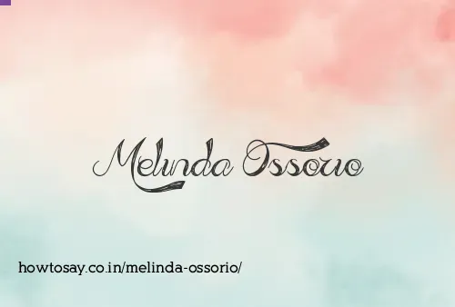 Melinda Ossorio