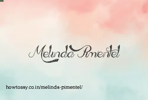 Melinda Pimentel