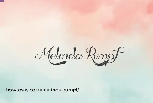 Melinda Rumpf