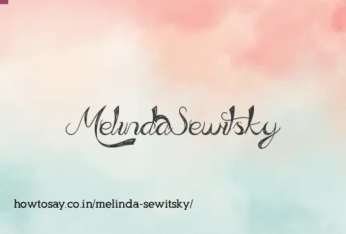Melinda Sewitsky