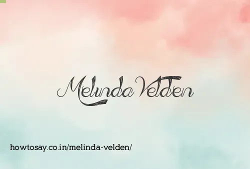 Melinda Velden