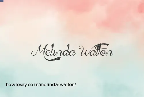 Melinda Walton