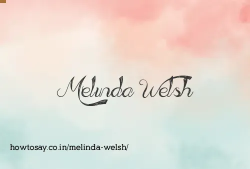Melinda Welsh