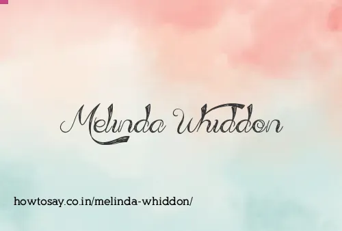 Melinda Whiddon