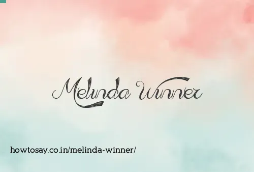 Melinda Winner