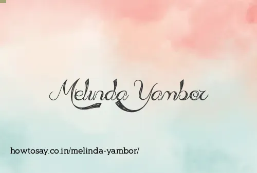 Melinda Yambor