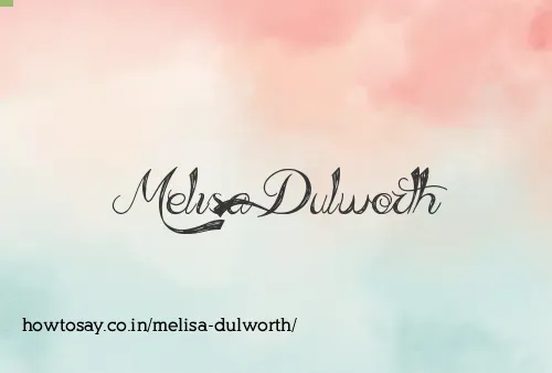Melisa Dulworth