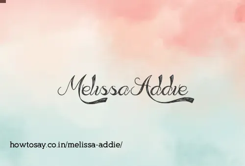 Melissa Addie
