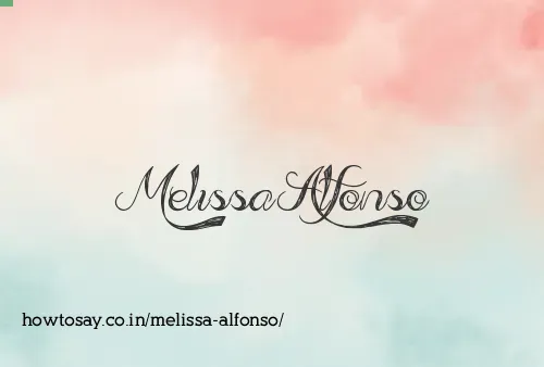 Melissa Alfonso