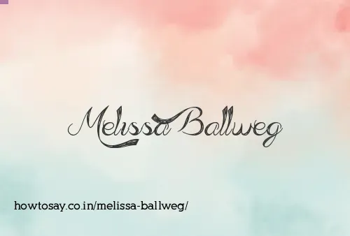 Melissa Ballweg