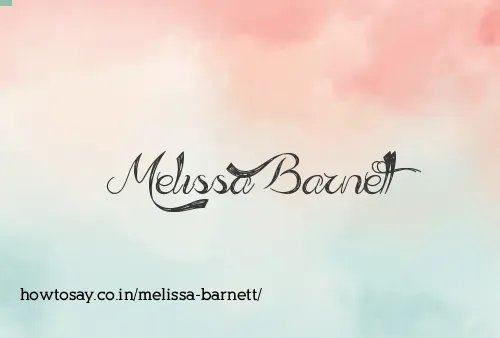 Melissa Barnett