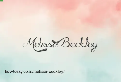 Melissa Beckley