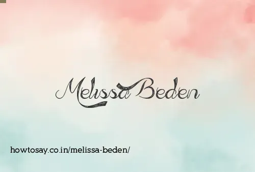 Melissa Beden