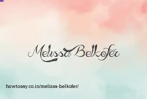 Melissa Belkofer