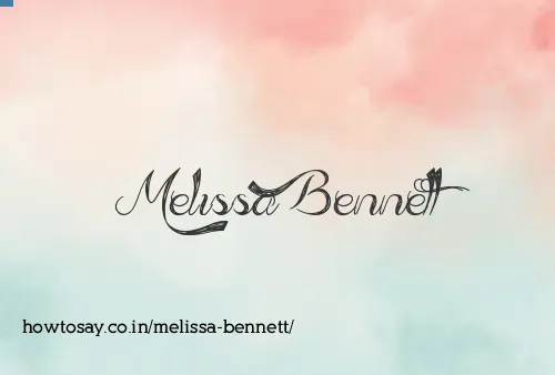 Melissa Bennett