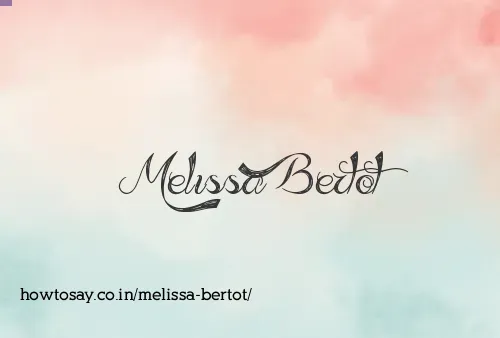 Melissa Bertot
