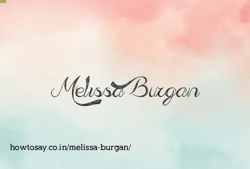 Melissa Burgan