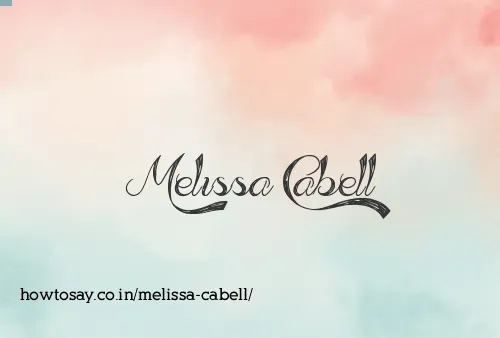 Melissa Cabell