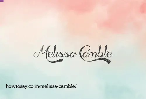 Melissa Camble