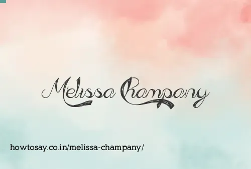 Melissa Champany
