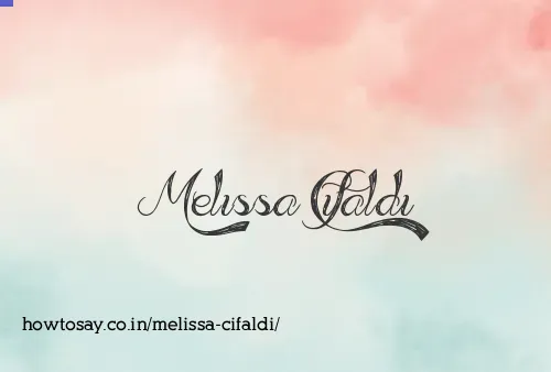Melissa Cifaldi