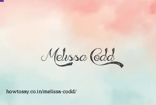 Melissa Codd