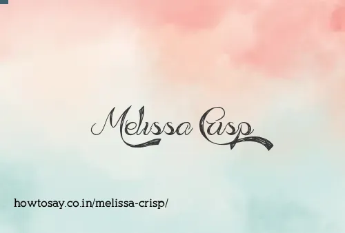 Melissa Crisp
