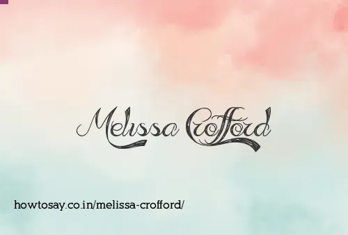 Melissa Crofford