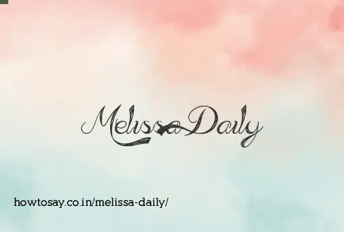Melissa Daily