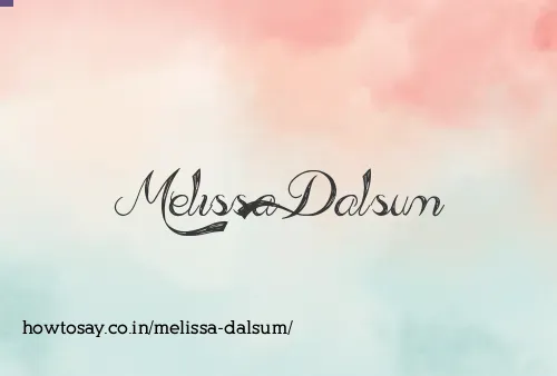Melissa Dalsum