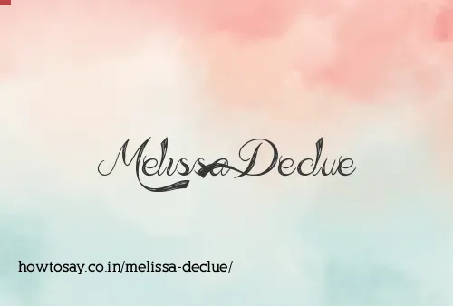 Melissa Declue
