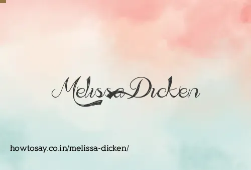 Melissa Dicken